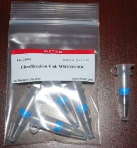 ultrafiltration vial mwco =10k